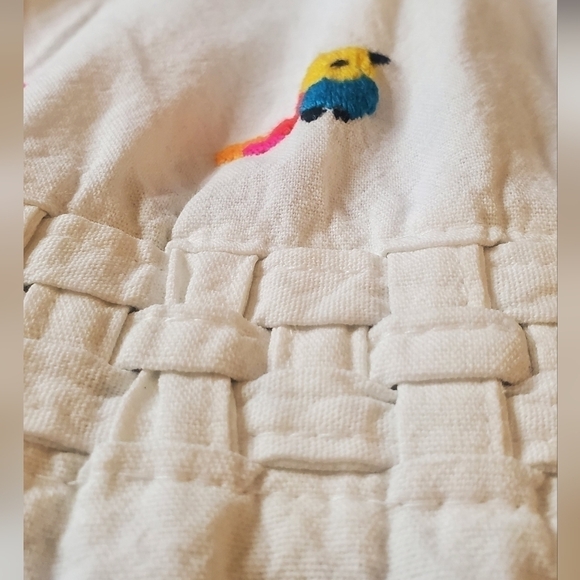 Handmade Embroidered Folkloric Ruffle Midi Dress - Picture 8 of 13